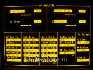 e8285a audio
              analyzer screen
